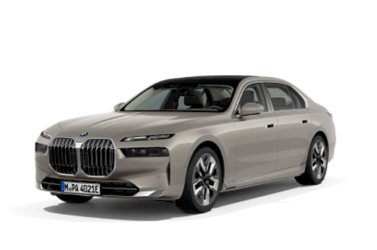 BMW i7 car poster