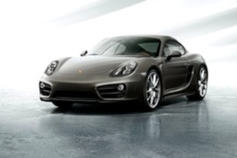 Porsche Cayman car poster