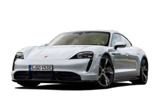 Porsche Taycan car poster